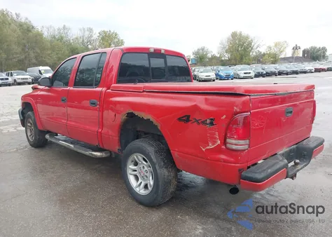2004 Dodge Dakota Sport/Sxt from USA, damaged, VIN 1D7HG38N04S658546